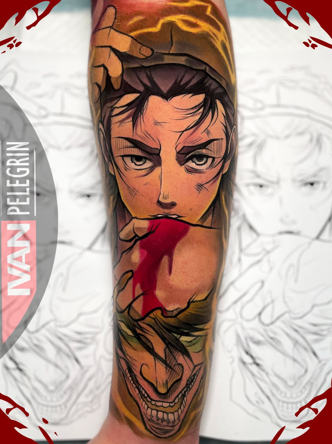 Tatuajes Eren Jaeger