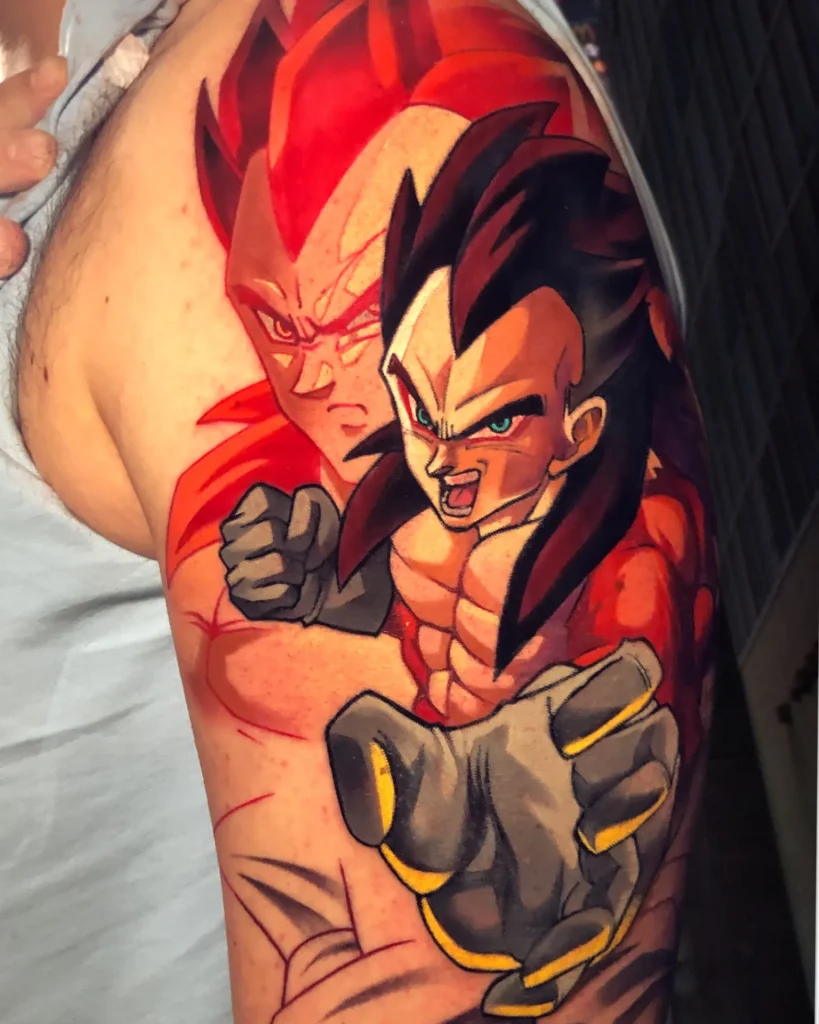 tatuajes vegeta ssj4