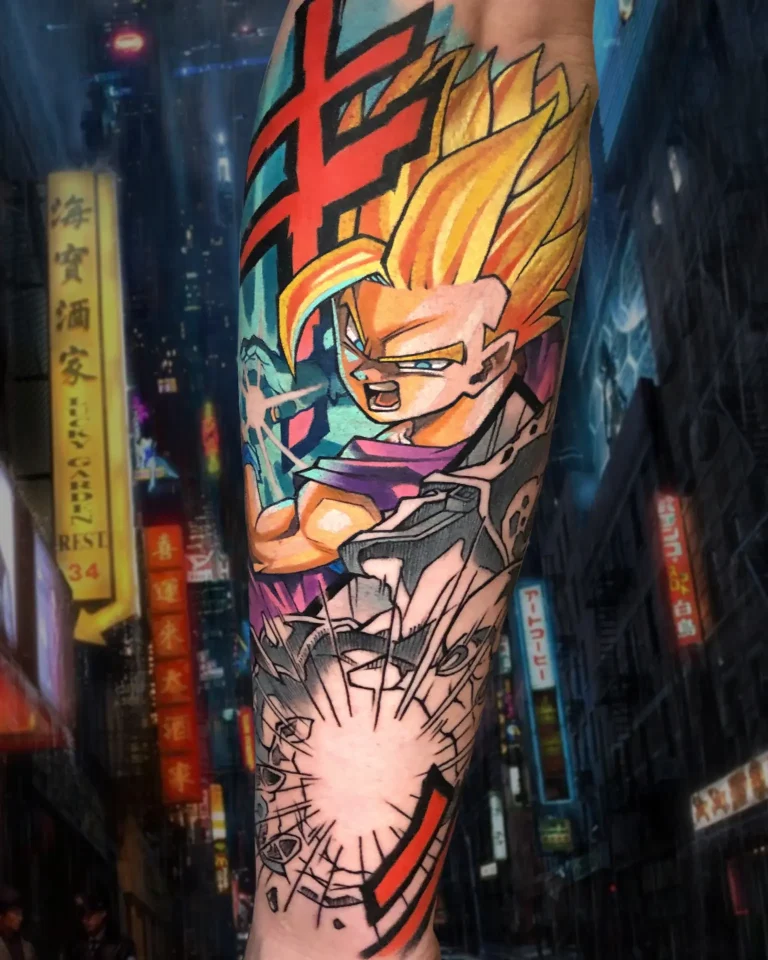 Tatuajes de Gohan supersaiyan 2