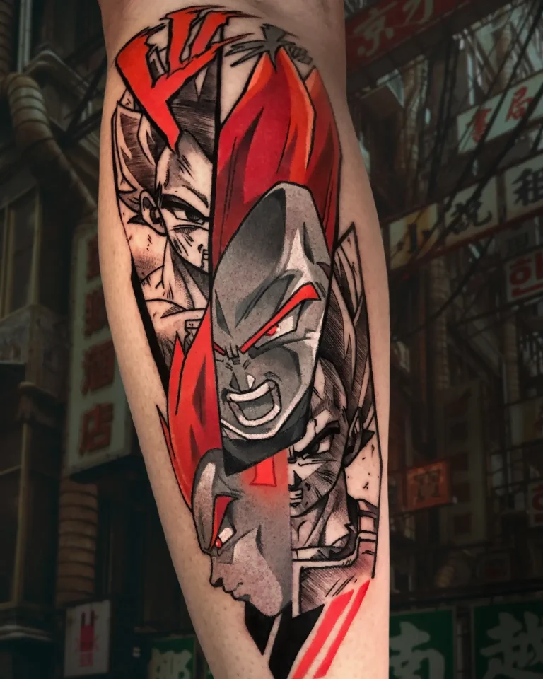 tatuaje vegeta god