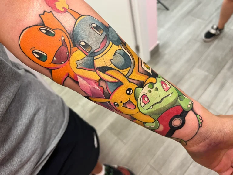 Tatuajes iniciales de Pokemon